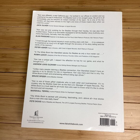 The White Book The Beatles the Bands the Biz by Mansfield Ken Paperback - Picture 3 of 8